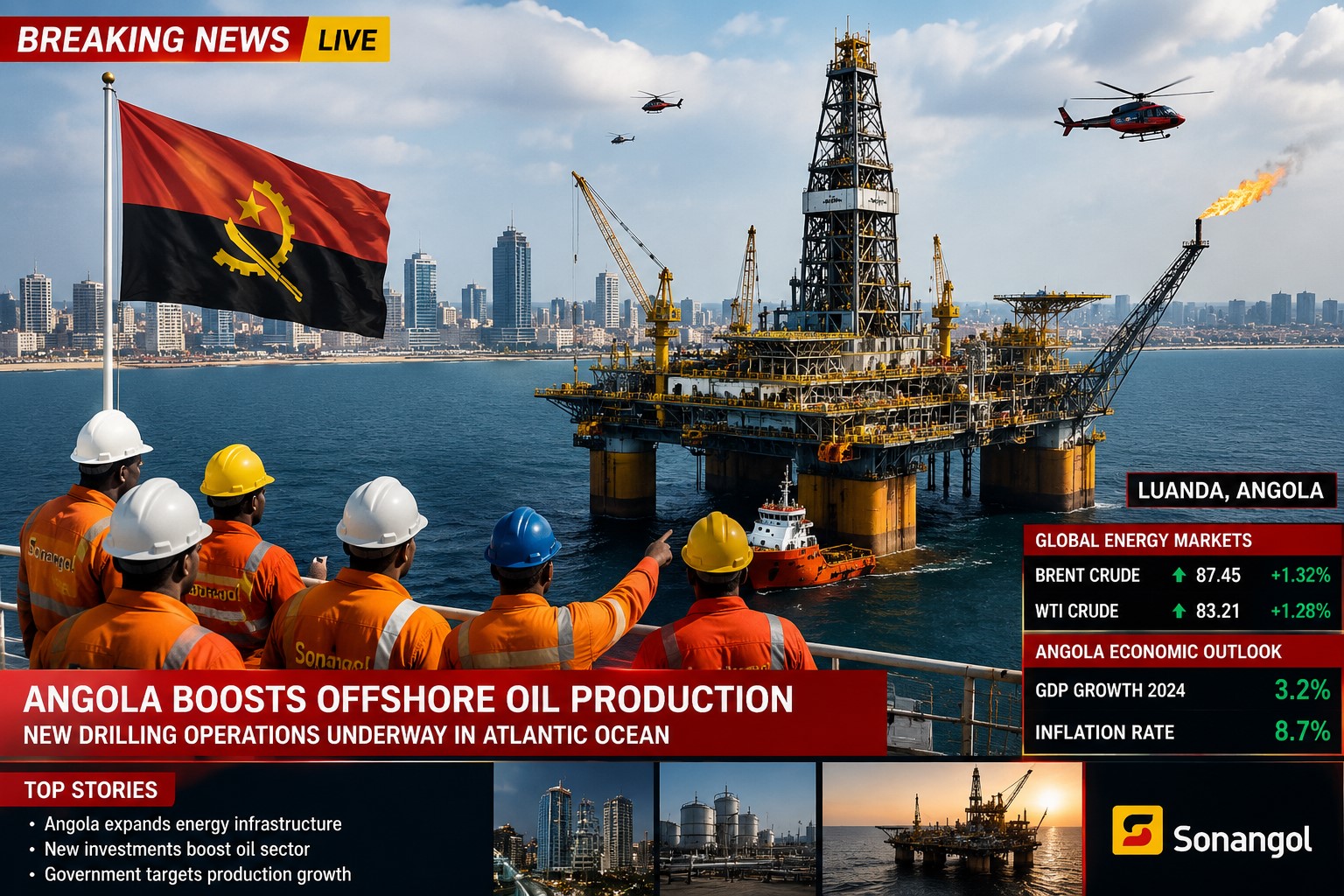 Breaking: Angola Reports Major Offshore Oil Discovery