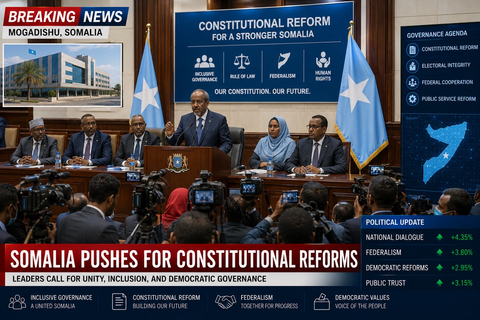 Somalia Advances Constitutional Reform Efforts in Major Political Push