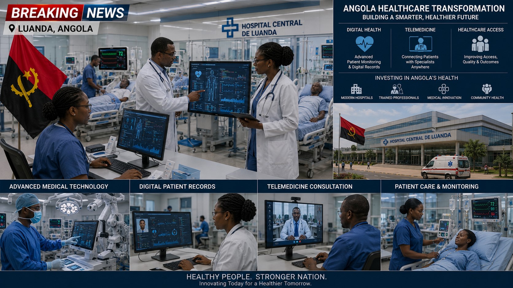 Angola Strengthens Healthcare System Through Digital Innovation and Hospital Upgrades