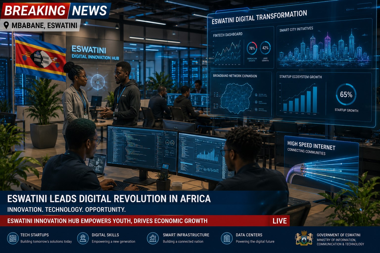 Eswatini Accelerates Digital Transformation Through Technology Investments