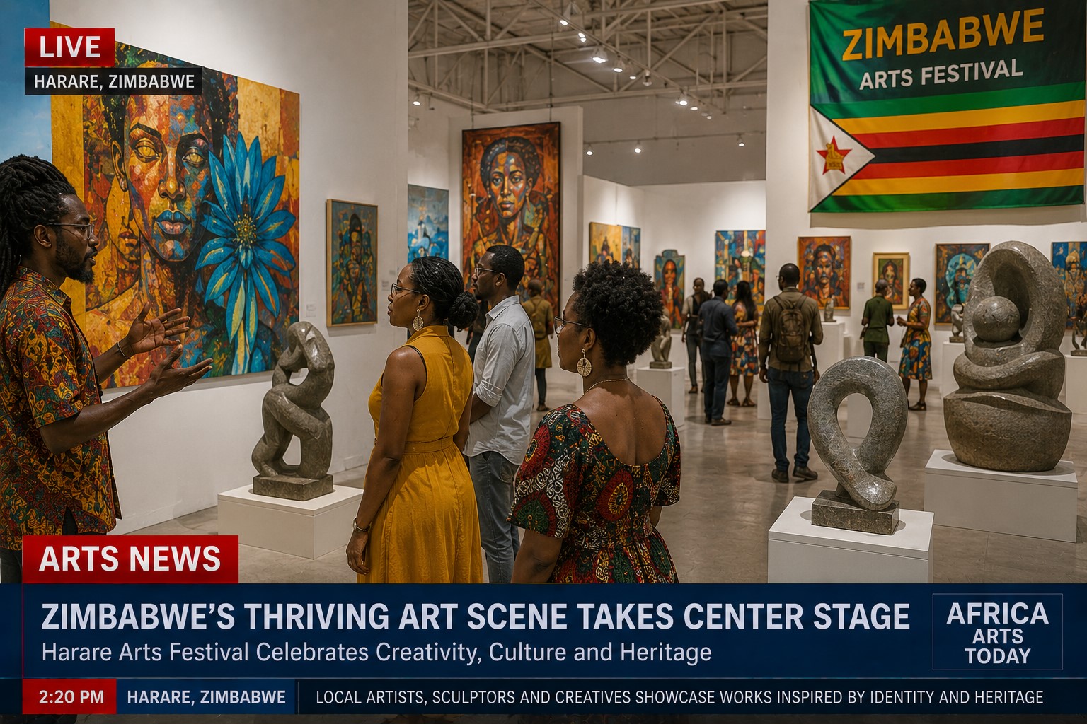 Zimbabwe's Arts Industry Flourishes as Local Talent Reaches Global Audiences