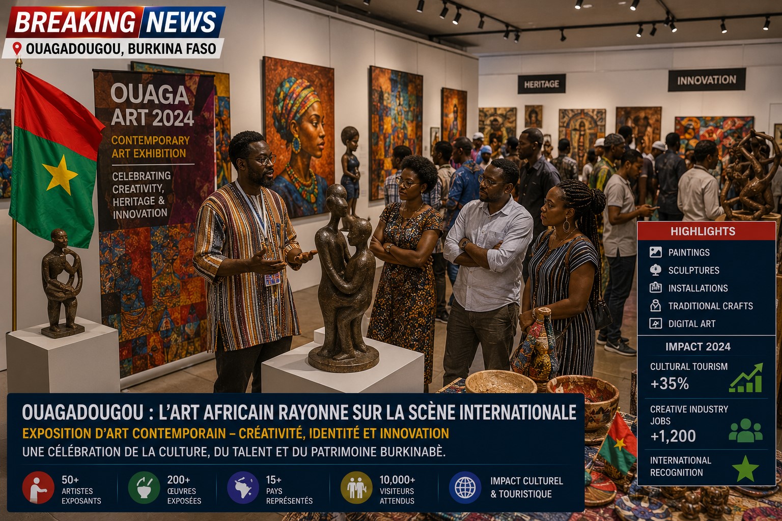 Burkina Faso's Creative Arts Industry Gains Momentum Through New Cultural Initiatives