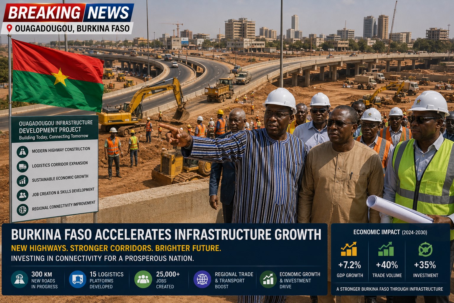 Breaking: Burkina Faso Expands Strategic Development Projects to Boost Economic Growth