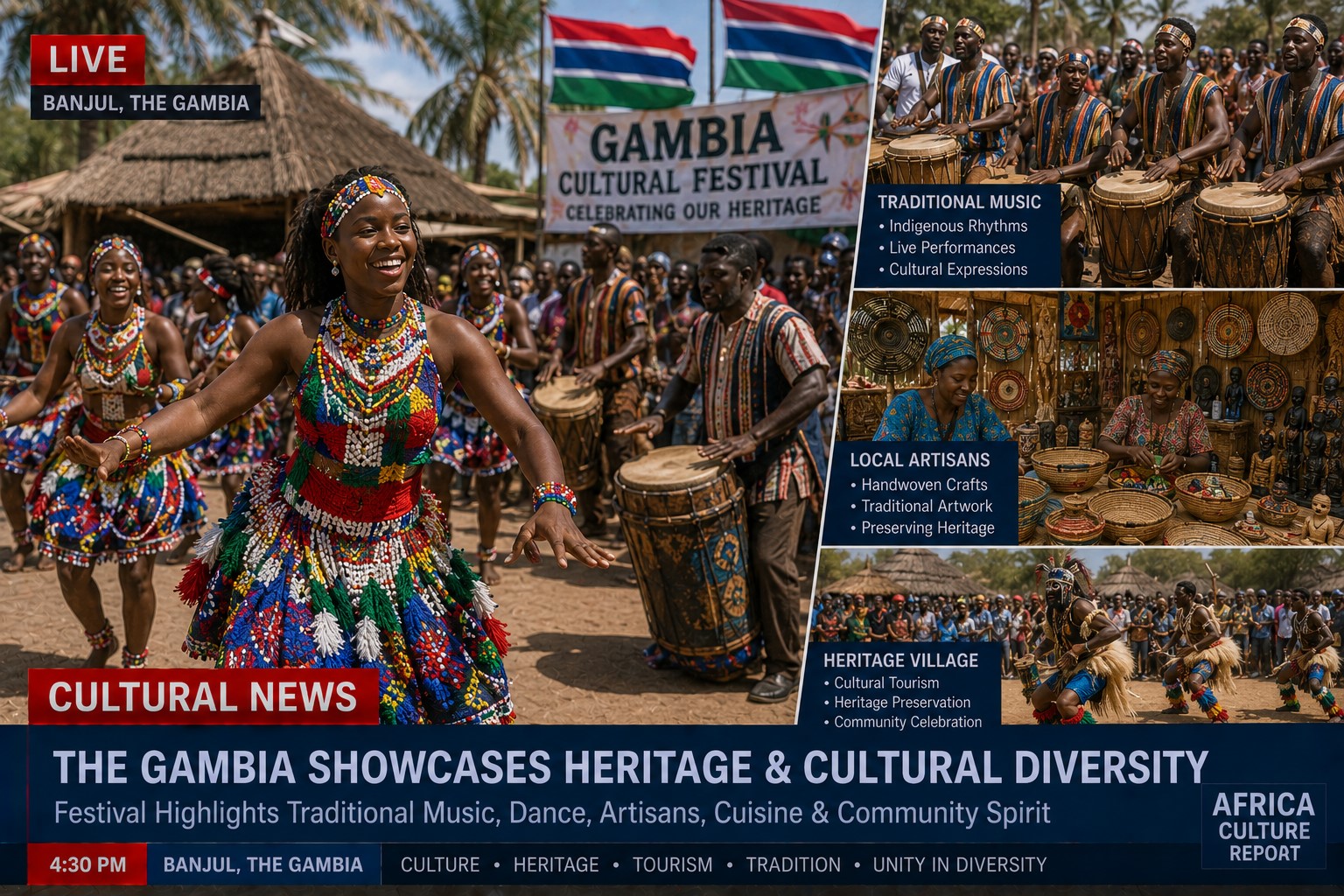 Gambia Showcases Rich Cultural Heritage Through Expanding Festivals and Creative Events