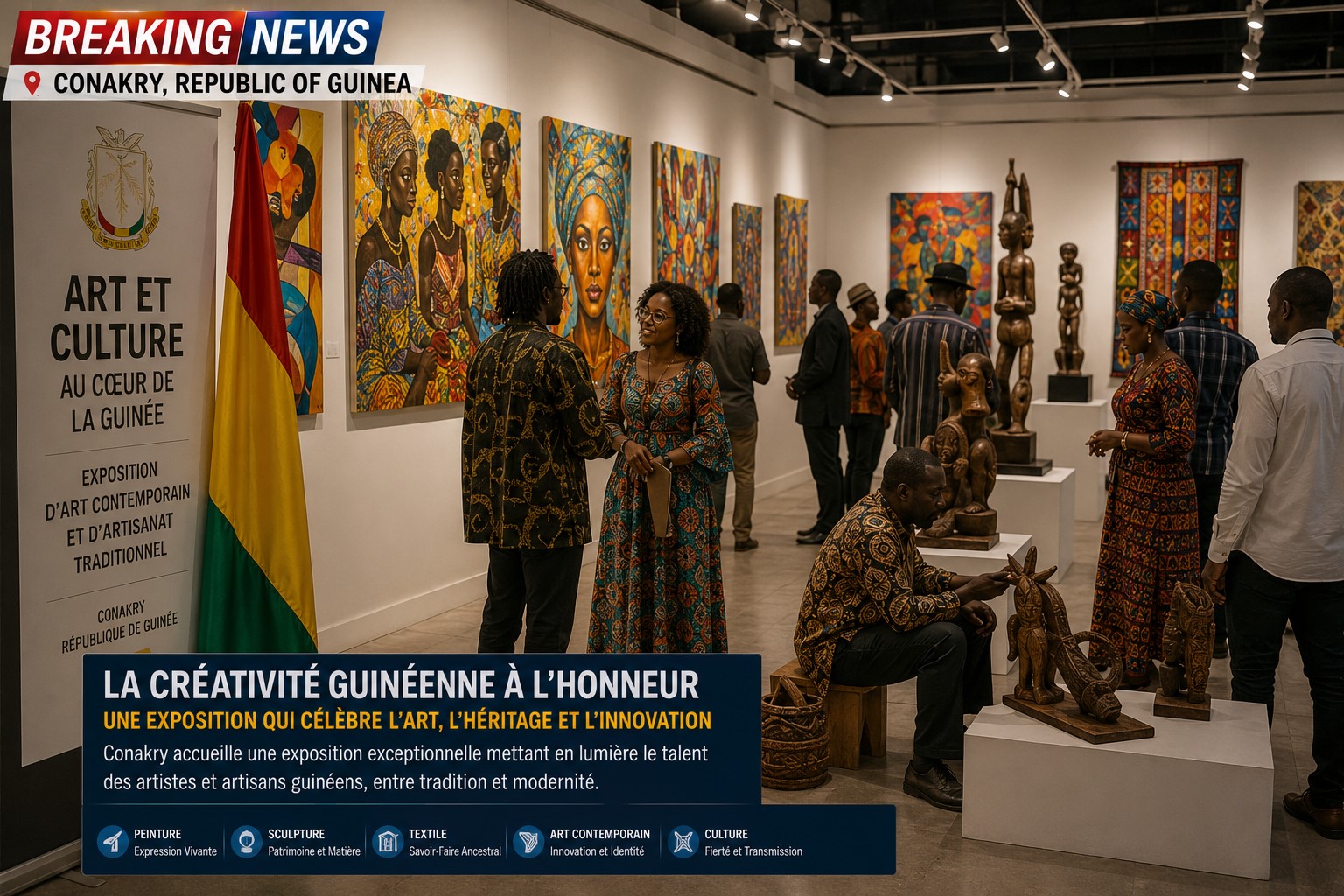 Guinea's Creative Arts Industry Expands Through Innovation and Cultural Excellence