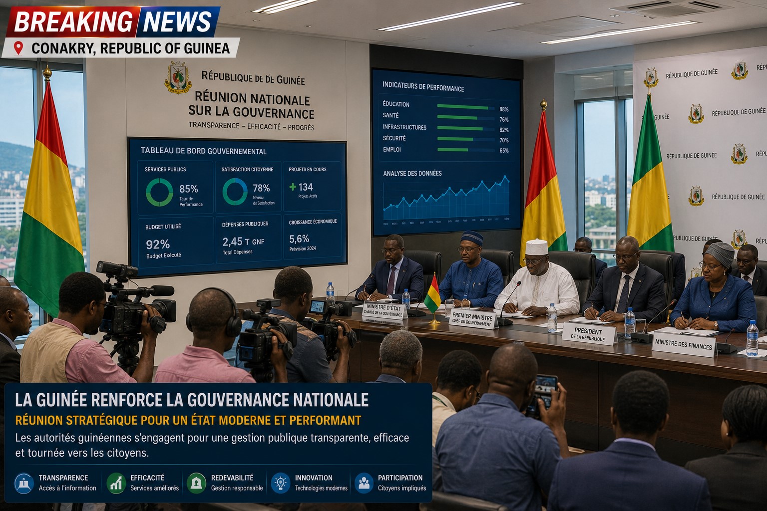 Guinea Expands Governance Modernization to Strengthen Public Administration