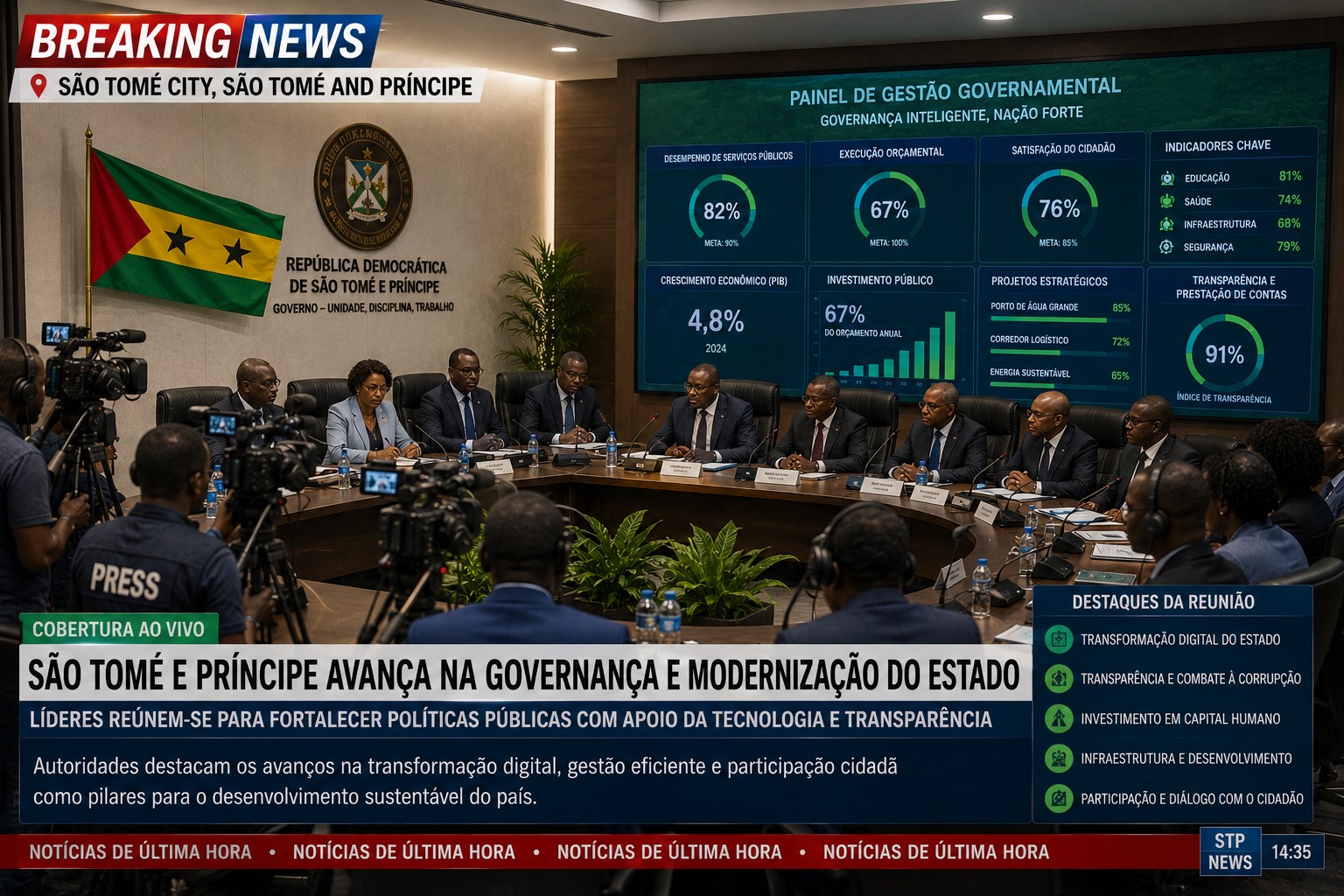 São Tomé and Príncipe Expands Governance Modernization Through Institutional Reform