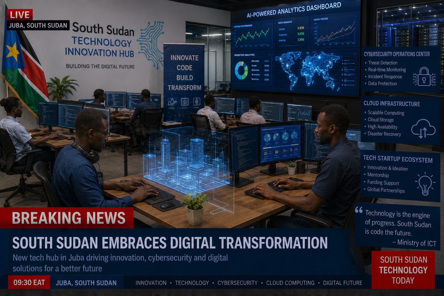 South Sudan Advances Digital Economy Through AI and Software Innovation