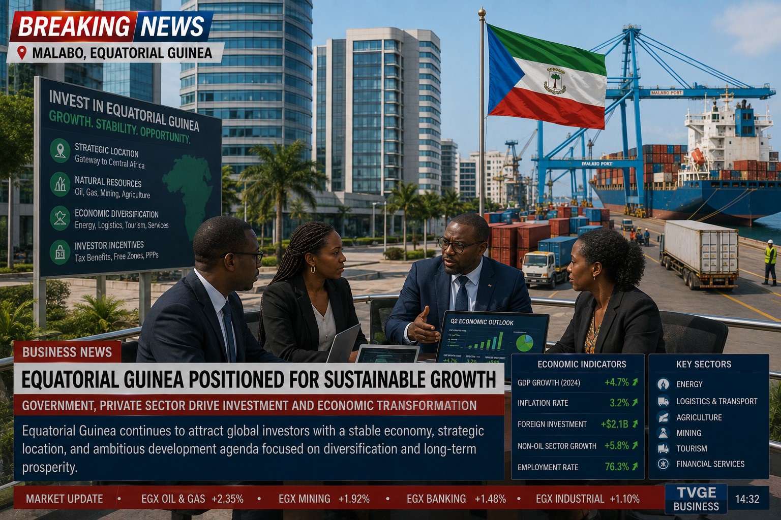 Equatorial Guinea Strengthens Business Growth Through Investment and Industrial Expansion