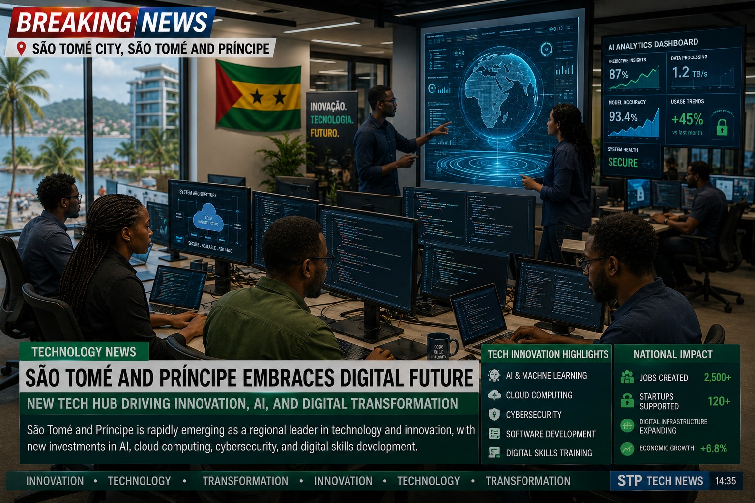 São Tomé and Príncipe Accelerates Digital Innovation Through AI and Software Development