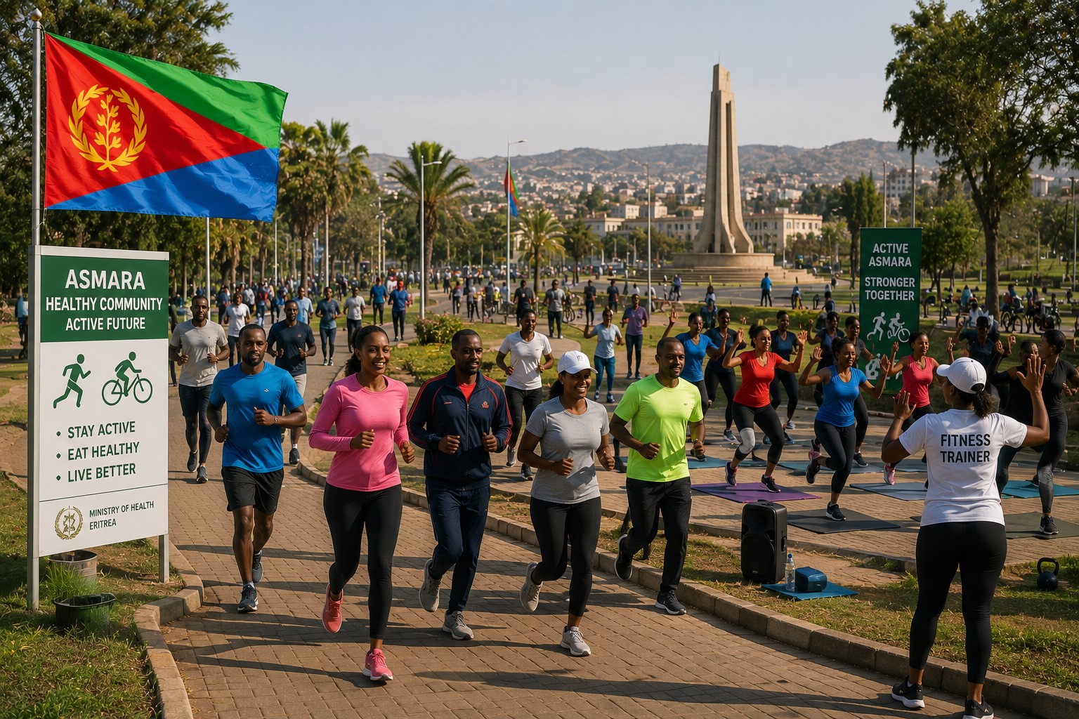 Eritrea Expands Community Fitness and Healthy Living Initiatives