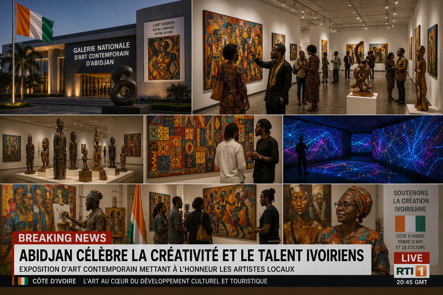 Ivory Coast's Creative Arts Sector Flourishes Through Contemporary Innovation