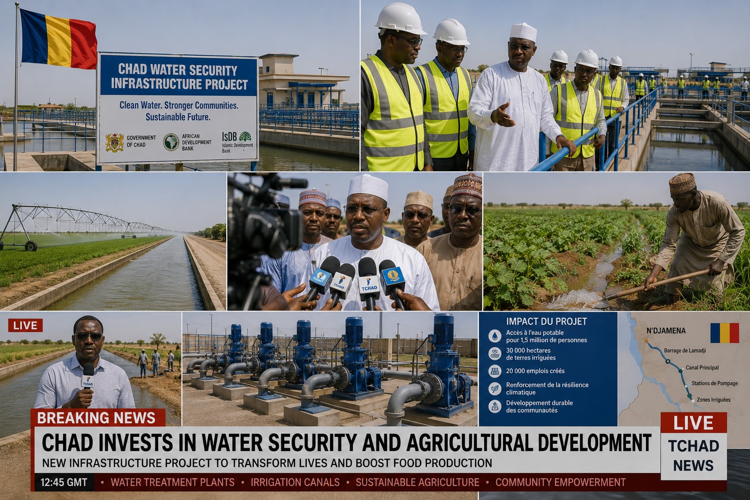 BREAKING: Chad Accelerates Water Security and Climate Resilience Projects Nationwide