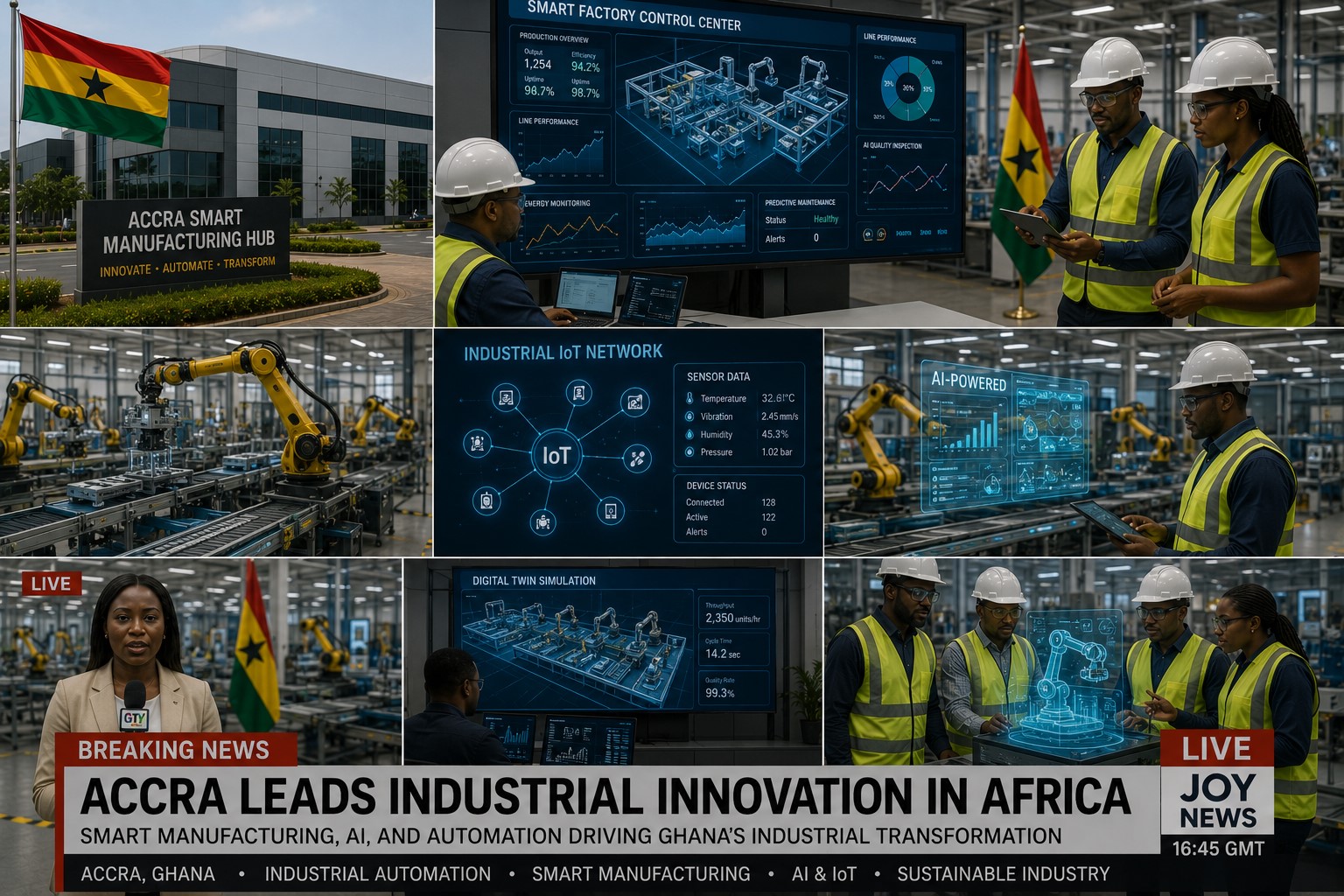 Ghana Accelerates Smart Manufacturing Through Industrial Automation and Industry 4.0
