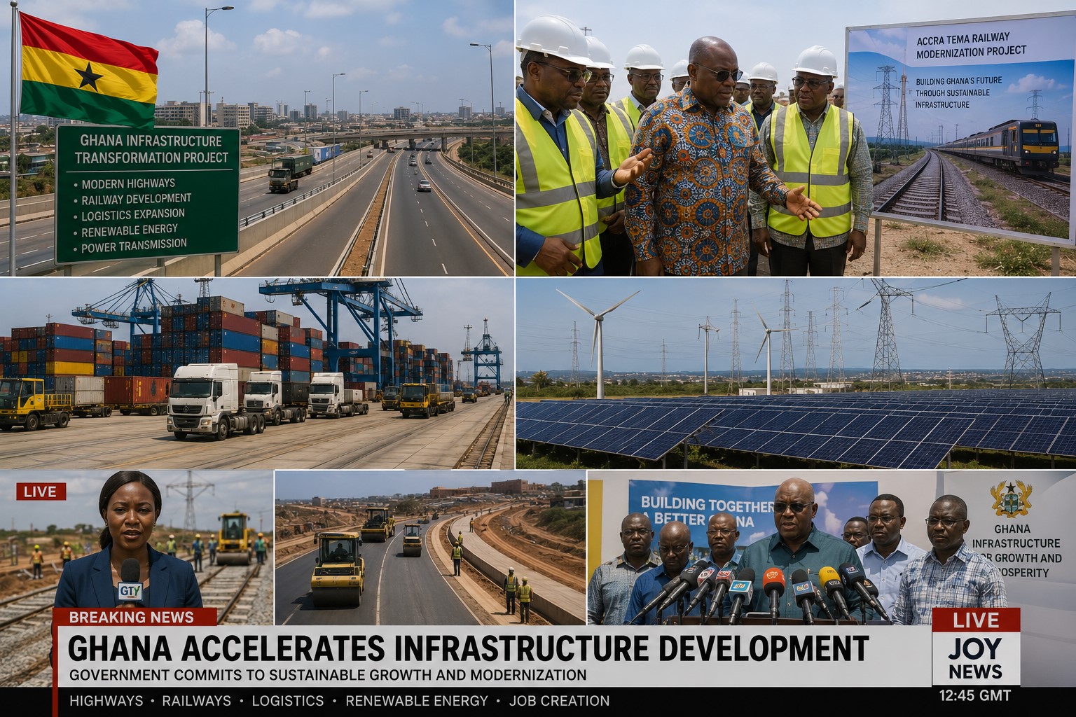BREAKING: Ghana Fast-Tracks Major Infrastructure and Energy Development Projects