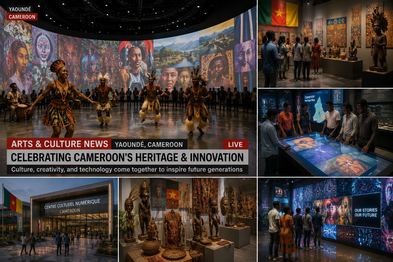 Cameroon Blends Digital Innovation With Traditional Arts to Preserve Cultural Heritage