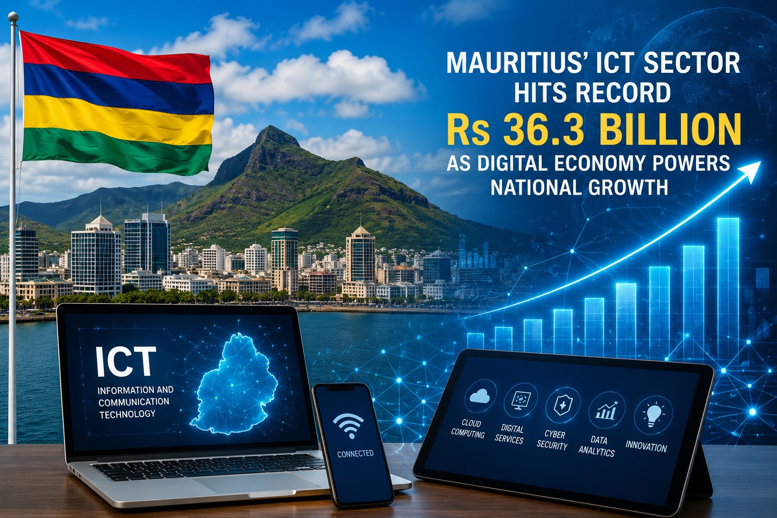Mauritius' Technology Sector Reaches Record Rs 36.3 Billion, Driving Strong Economic Growth