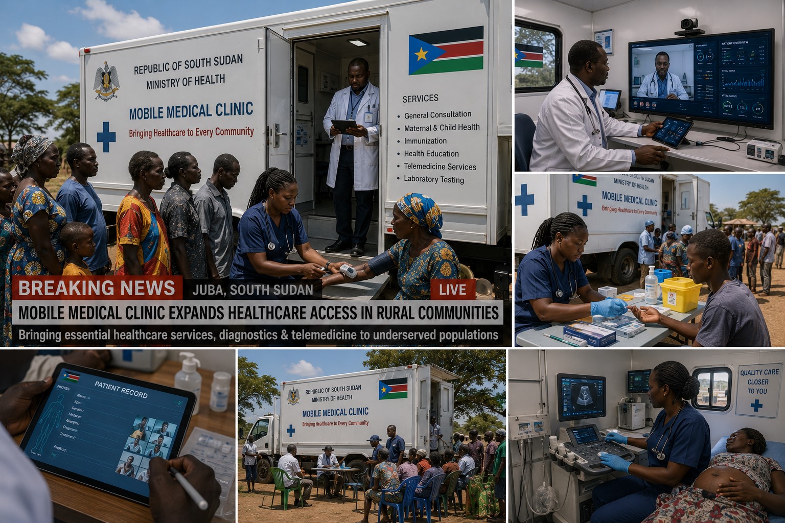 South Sudan Expands Mobile Diagnostic Clinics to Strengthen Rural Healthcare