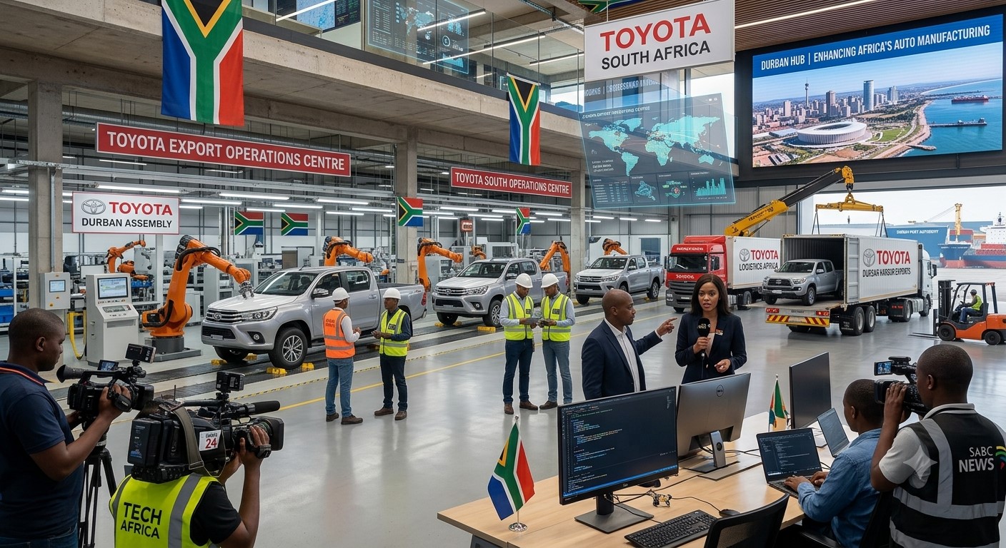 South Africa's Automotive Industry Gains Momentum as Toyota Launches New Hilux Production
