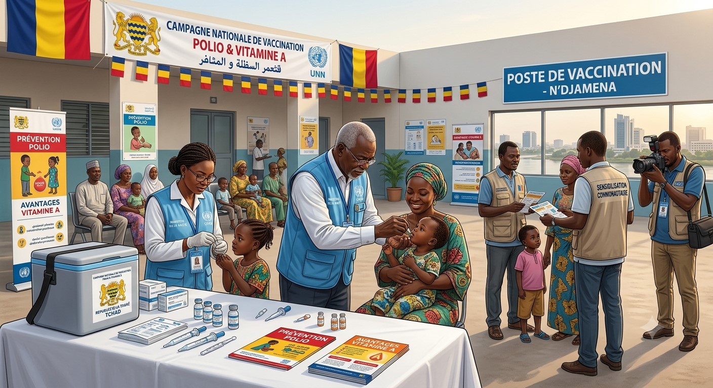 Chad Launches Major Child Health Campaign Targeting 6.5 Million Children