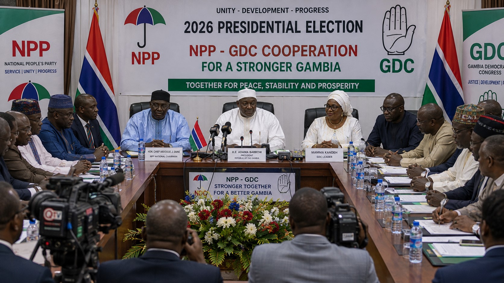 Barrow–Kandeh Alliance Reshapes Gambia’s 2026 Presidential Race
