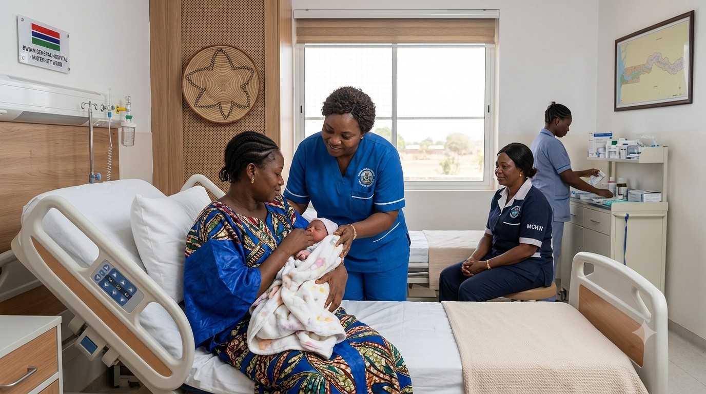 Gambia Strengthens Breastfeeding Support for Mothers and Newborns