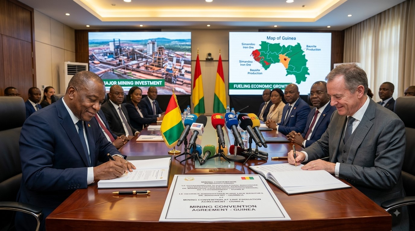 Guinea Business News: State-Owned Nimba Mining Signs First Mining Convention