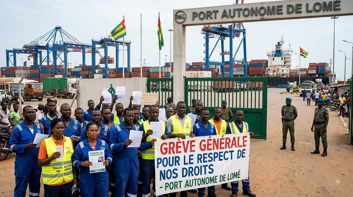 Togo Port Workers Begin 72-Hour Strike as Labor Tensions Rise in Lomé
