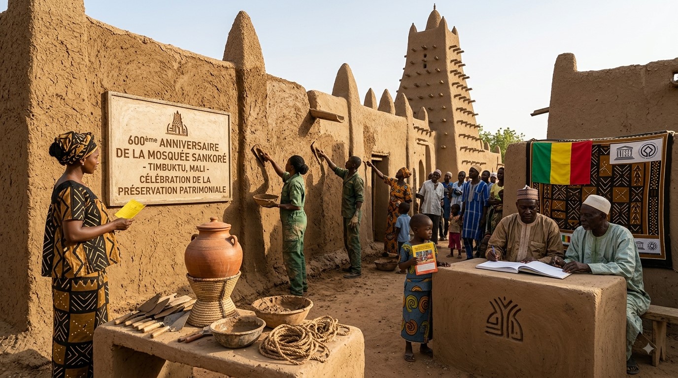 Mali Celebrates 600 Years of Timbuktu’s Sankoré Mosque in Major Cultural Heritage Event