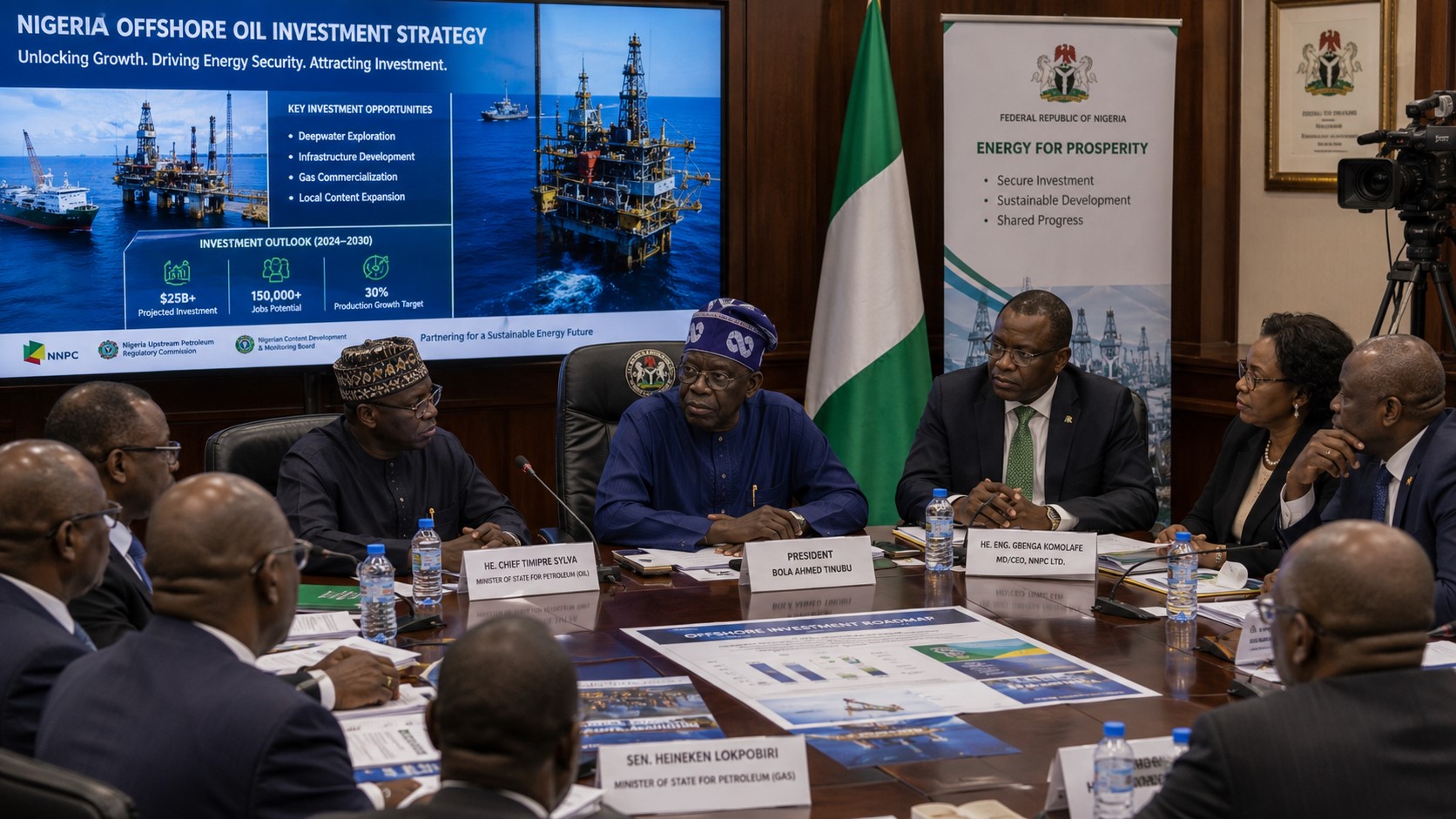 Nigeria Targets $50 Billion Offshore Oil Investment as Tinubu Approves New Framework