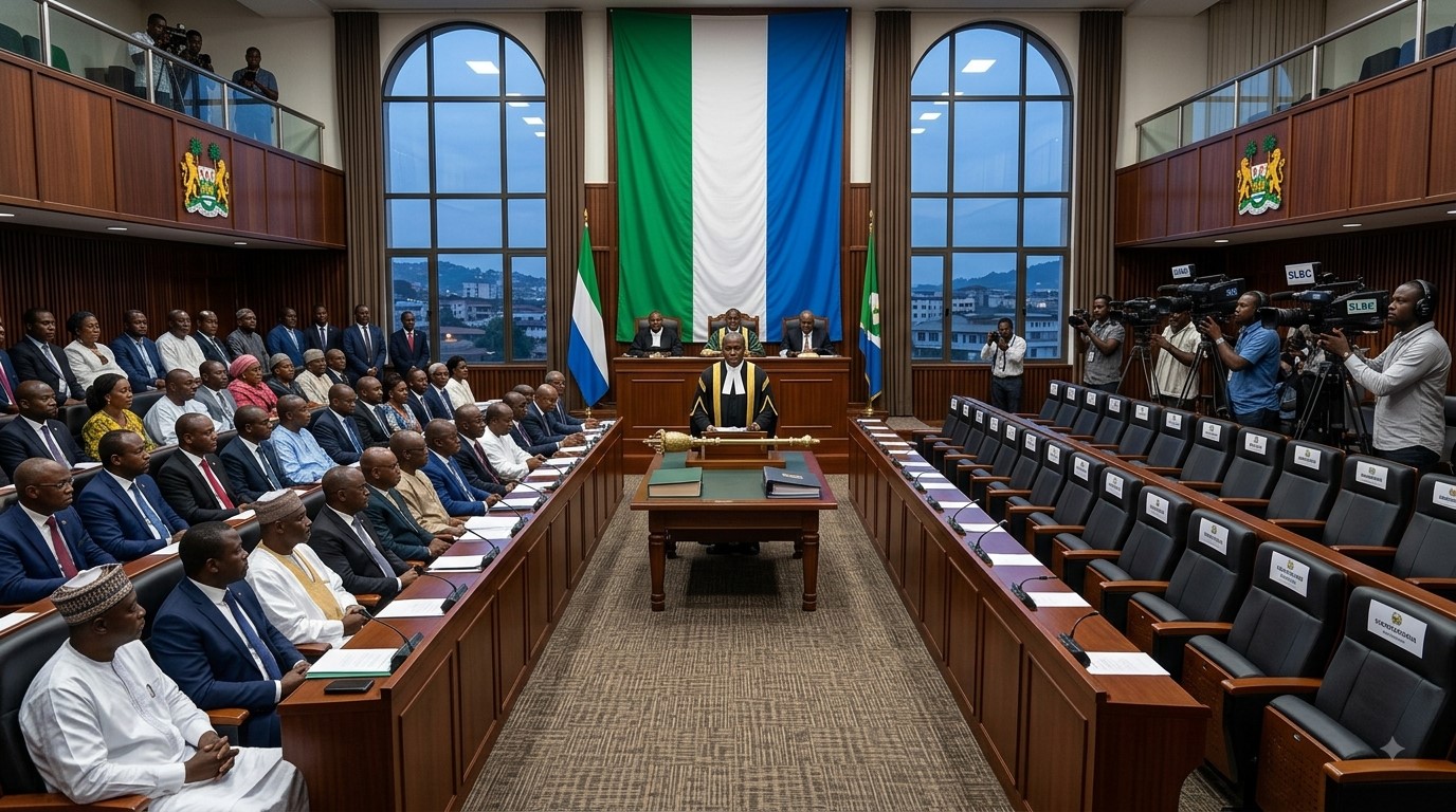 Sierra Leone Parliament Passes Major Constitutional Reforms Amid Opposition Walkout