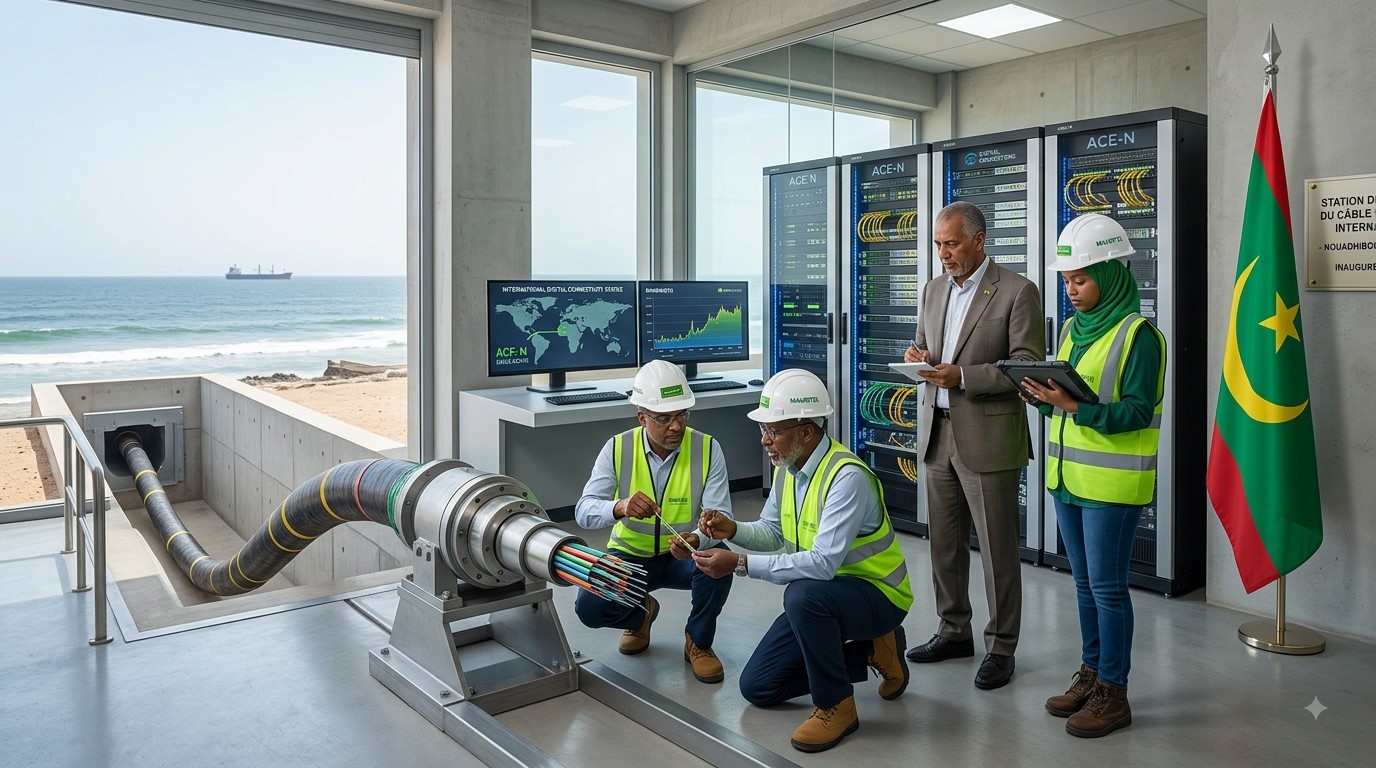 Mauritania Strengthens Digital Connectivity as New Subsea Cable Lands in Nouadhibou