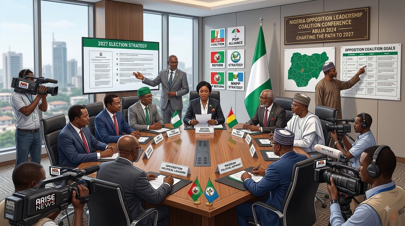 Nigeria’s Opposition Parties Unite Ahead of 2027 Election, Announce Joint Political Strategy