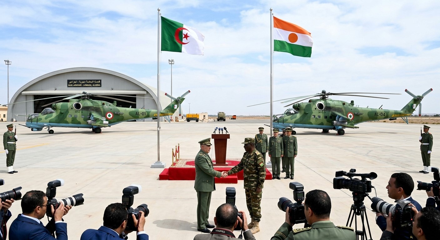 Algeria Gifts Niger 4 Military Helicopters in Major Security Boost