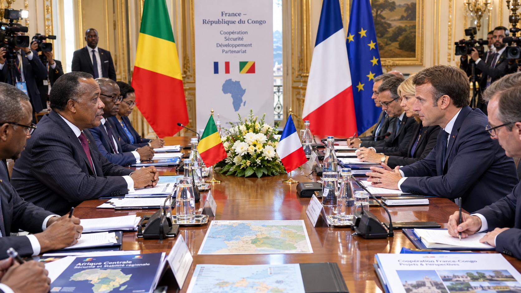 Sassou N’Guesso Steps Up Regional Diplomacy in Talks With Macron