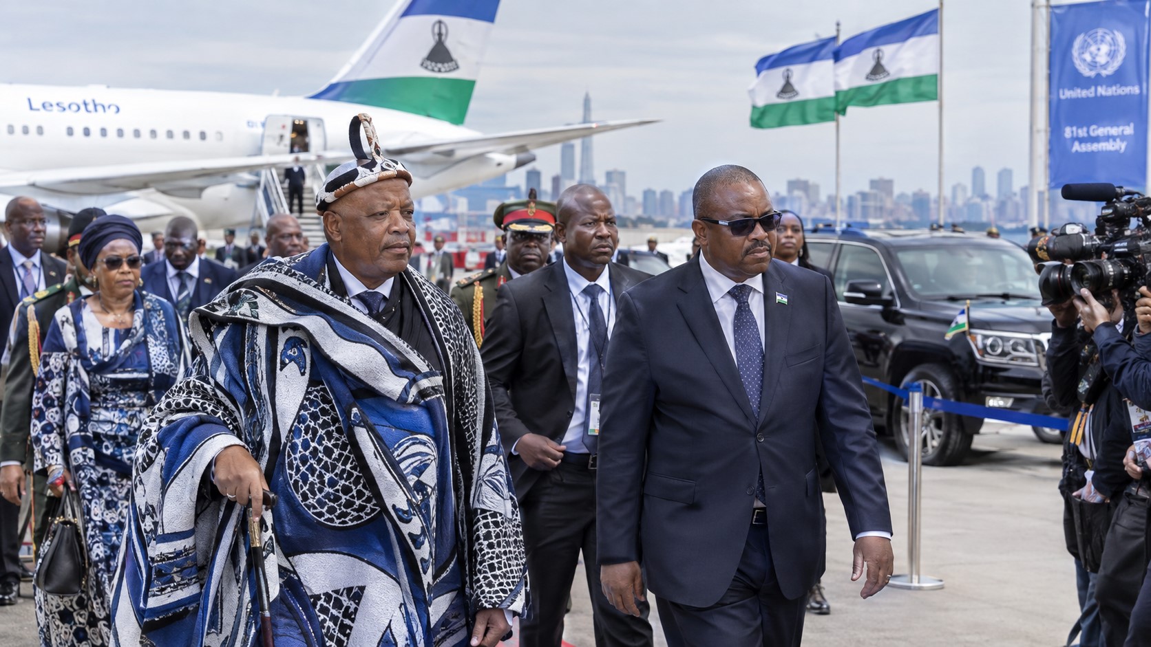 Lesotho Leaders Arrive in New York Ahead of UN General Assembly