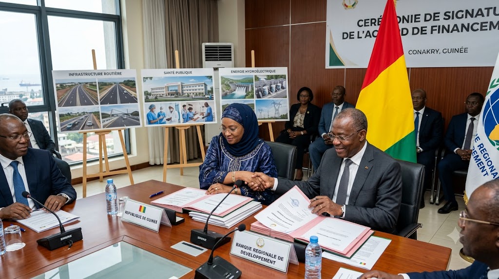 Guinea Signs €269.5 Million Financing Deal for Major Development Projects