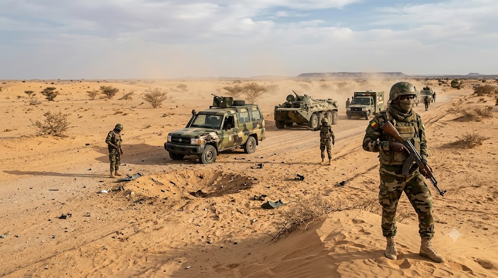 Army Convoy Targeted in Ambush Near Ber
