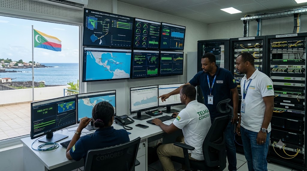 Comoros Strengthens Digital Infrastructure as Submarine Cables Become a National Priority