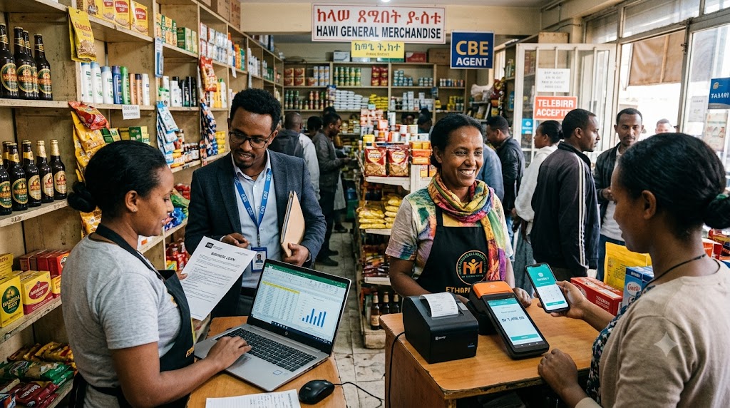 Ethiopia Merchants Gain New Financing Opportunity Through Digital Payment Records