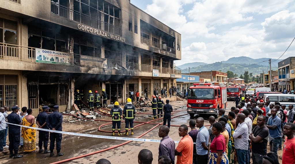 Musanze Market Fire Causes Estimated Rwf30 Billion in Losses