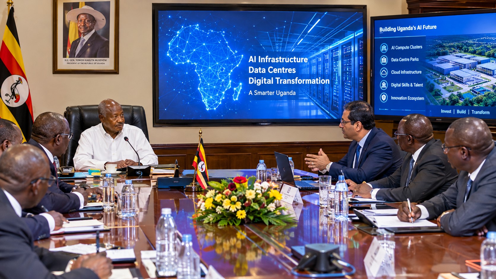 Uganda Eyes AI Technology Hub as Museveni Meets US Investor