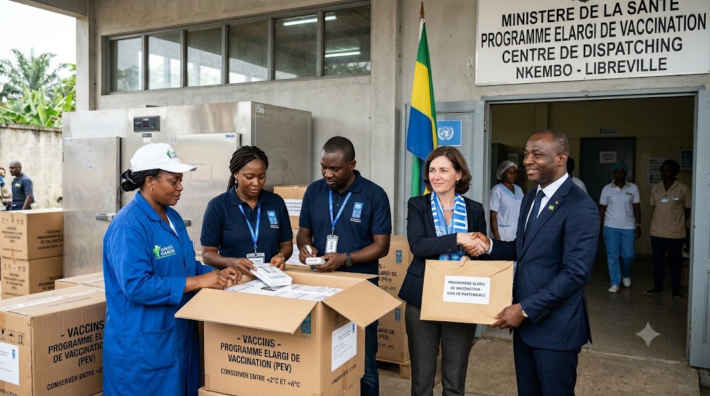 Gabon Receives 2.7 Million Vaccine Doses to Strengthen Child Health Protection