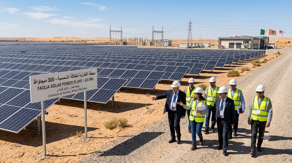 New 300 MW Solar Plant Opens in El-Oued